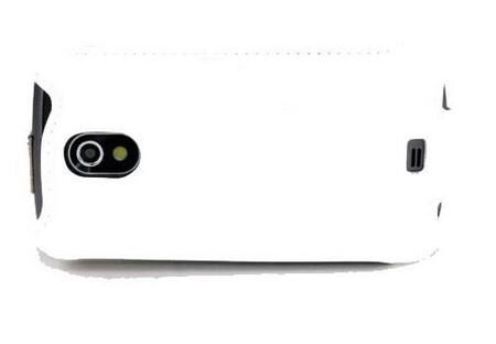 Galaxy Nexus i9250 ile Uyumlu Lenouveau Marka Hakiki Deri Kılıf Beyaz