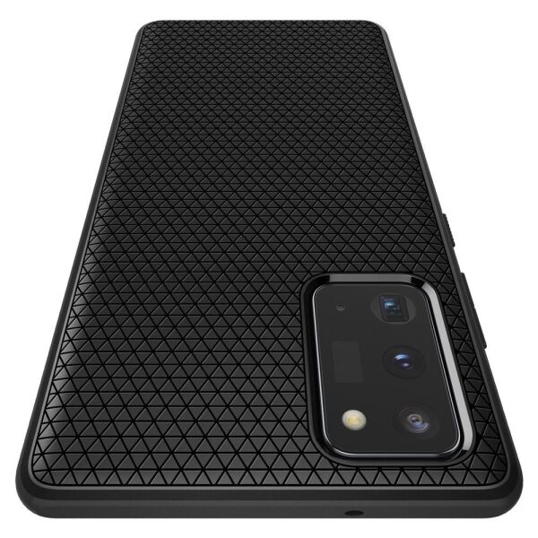 Spigen Galaxy Note 20 ile Uyumlu Kılıf Liquid Air Black