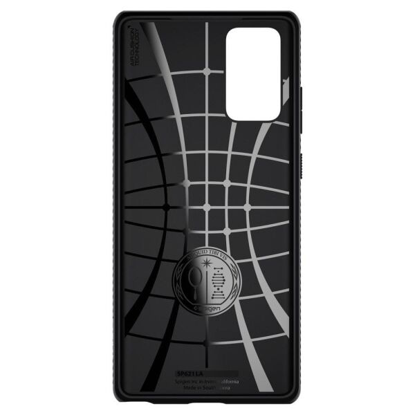 Spigen Galaxy Note 20 ile Uyumlu Kılıf Liquid Air Black