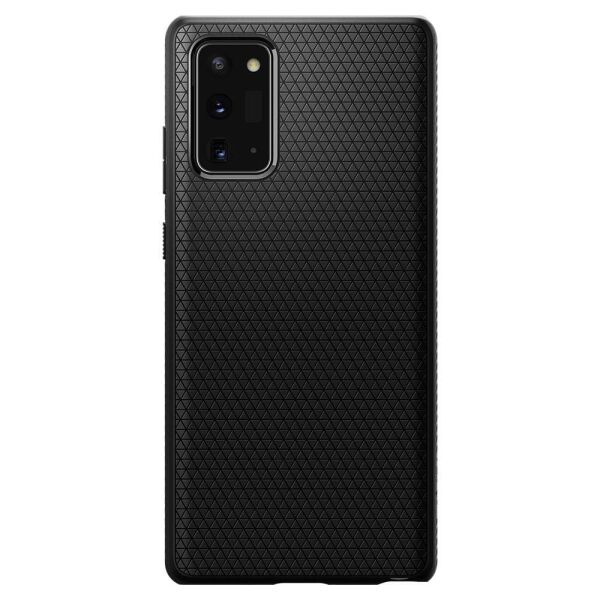Spigen Galaxy Note 20 ile Uyumlu Kılıf Liquid Air Black