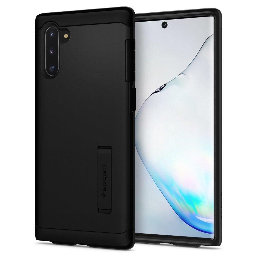 Spigen Galaxy Note 10 ile Uyumlu Kılıf Slim Armor Black (Out)