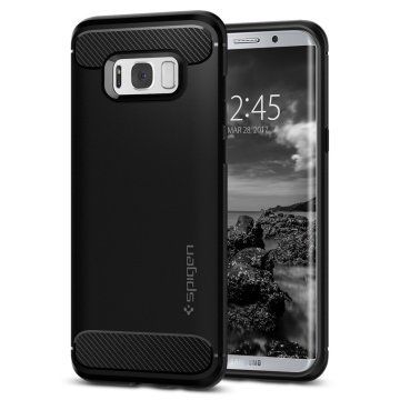 Spigen Galaxy S8 ile Uyumlu Kılıf Rugged Armor