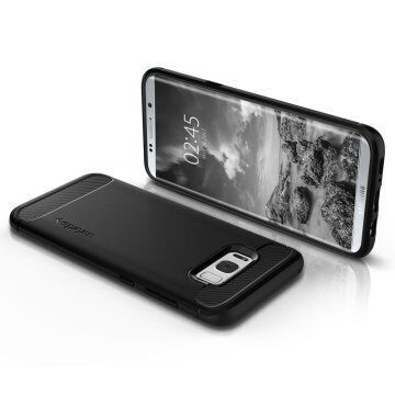 Spigen Galaxy S8 ile Uyumlu Kılıf Rugged Armor