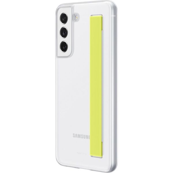 Galaxy S21 FE 5G ile Uyumlu İnce Kayışlı Kılıf Beyaz-EF-XG990CWEGWW