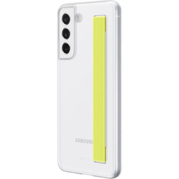 Galaxy S21 FE 5G ile Uyumlu İnce Kayışlı Kılıf Beyaz-EF-XG990CWEGWW