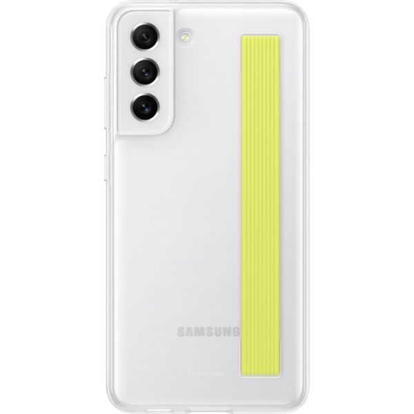 Galaxy S21 FE 5G ile Uyumlu İnce Kayışlı Kılıf Beyaz-EF-XG990CWEGWW