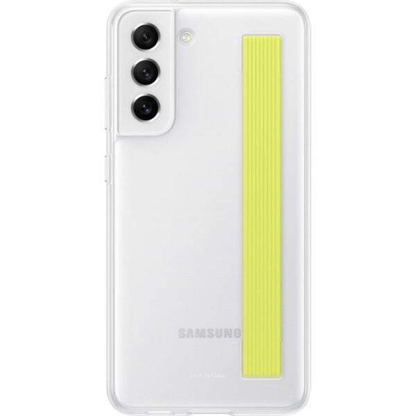 Galaxy S21 FE 5G ile Uyumlu İnce Kayışlı Kılıf Beyaz-EF-XG990CWEGWW