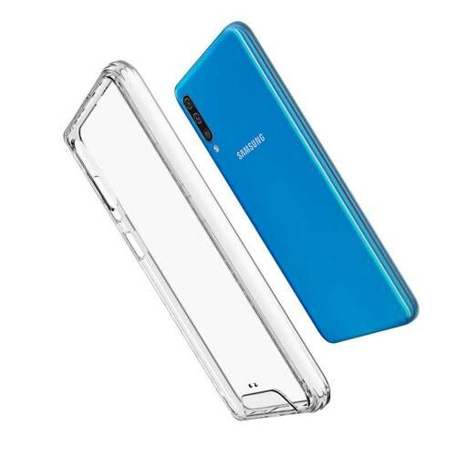 Zore Galaxy A50 ile Uyumlu Gard Silikon Kılıf Şeffaf 1.3mm