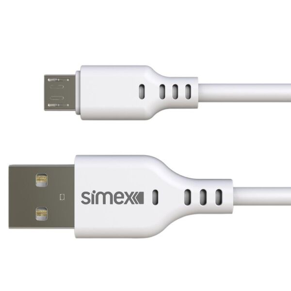 Simex Universal Micro Deluxe Data Kablosu SPK-04 Beyaz