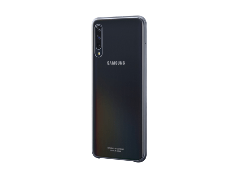 Galaxy A50 ile Uyumlu Clear Cover Siyah EF-AA505CBEGWW (Out)