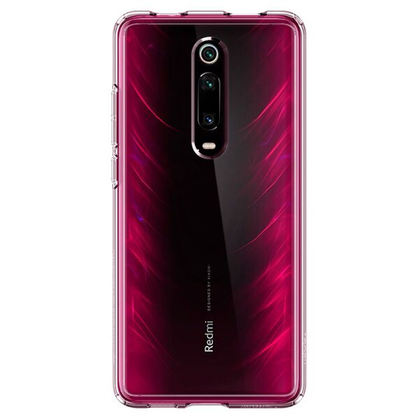 Spigen Mi 9T/Mi 9T Pro ile Uyumlu Kılıf Ultra Hybrid Crystal Clear