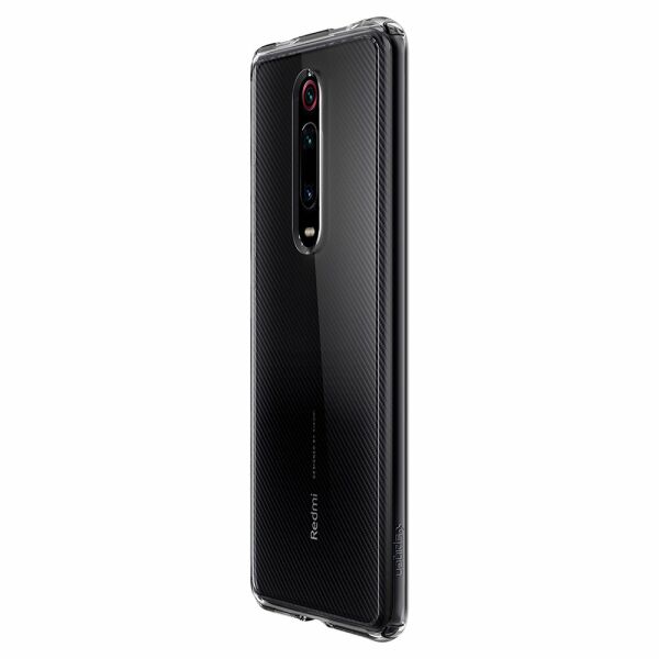 Spigen Mi 9T/Mi 9T Pro ile Uyumlu Kılıf Ultra Hybrid Crystal Clear