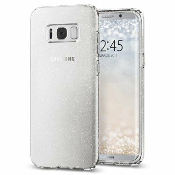Spigen Galaxy S8 Plus ile Uyumlu Kılıf Liquid Crystal Glitter Crystal Quartz
