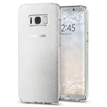 Spigen Galaxy S8 Plus ile Uyumlu Kılıf Liquid Crystal Glitter Crystal Quartz