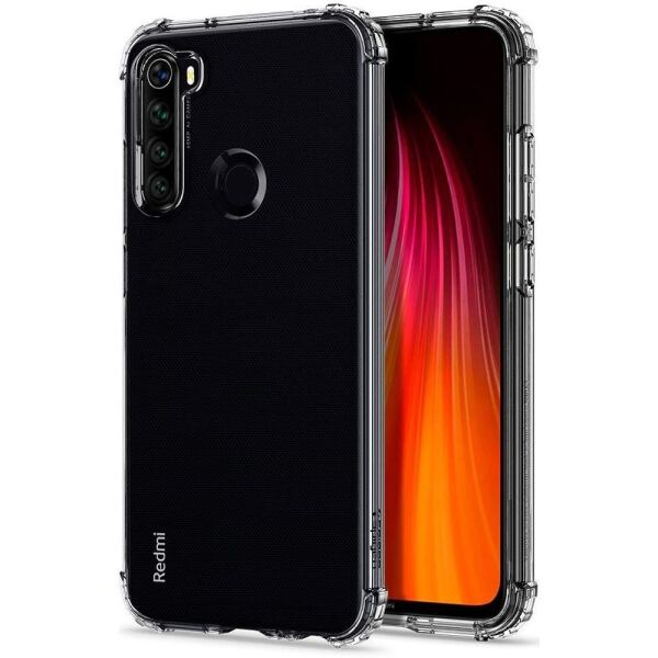 Spigen Redmi Note 8 ile Uyumlu Kılıf Crystal Shell Crystal Clear