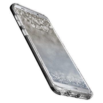 Spigen Galaxy S8 Plus ile Uyumlu Kılıf Neo Hybrid Crystal Glitter Space Quartz