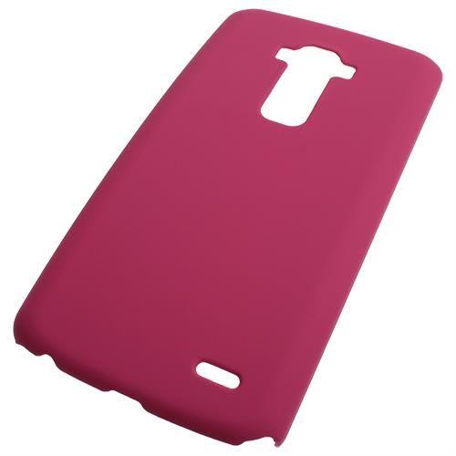 G Flex D958 ile Uyumlu Sert Kauçuk Kılıf Koyu Pembe