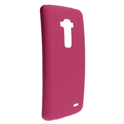 G Flex D958 ile Uyumlu Sert Kauçuk Kılıf Koyu Pembe