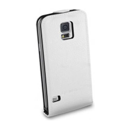Cellular Line Galaxy S5 ile Uyumlu Flap Essential Deri Kılıf Beyaz FLAPESSENGALS5W