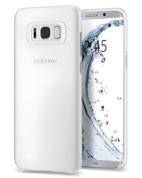 Spigen Galaxy S8 Plus ile Uyumlu Kılıf Air Skin Soft Clear