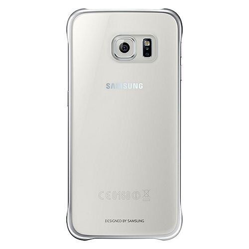 Galaxy S6 ile Uyumlu Clear Cover Gümüş EF-QG920BSEGWW