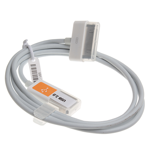 Simex iPhone 4G/4S ile Uyumlu USB Data ve Şarj Kablosu 1 Metre