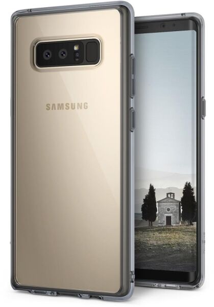 Ringke Fusion Galaxy Note 8 ile Uyumlu KIlıf Smoke Black