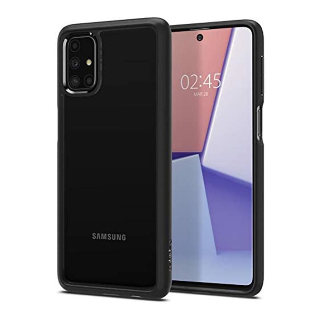 Spigen Galaxy M31s ile Uyumlu Kılıf Ultra Hybrid Matte Black