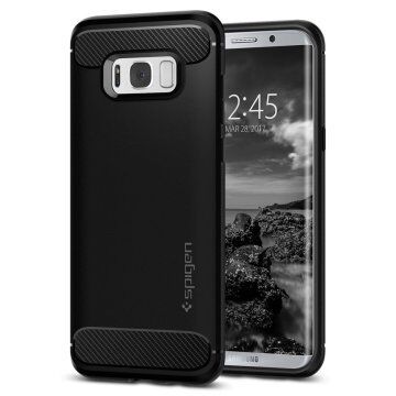 Spigen Galaxy S8 Plus ile Uyumlu Kılıf Rugged Armor