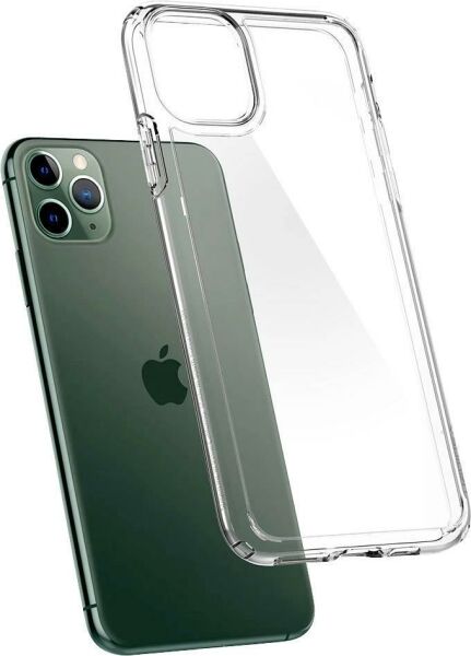 Spigen iPhone 11 Pro Max ile Uyumlu Kılıf Crystal Hybrid Crystal Clear