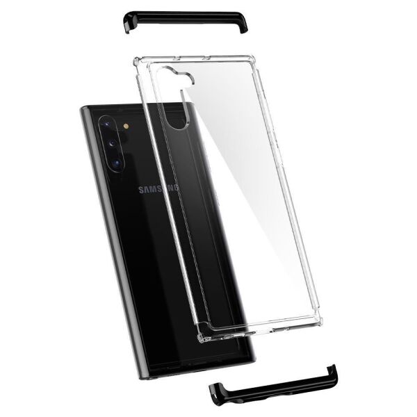 Spigen Galaxy Note 10+ Plus ile Uyumlu Kılıf Neo Hybrid NC Black