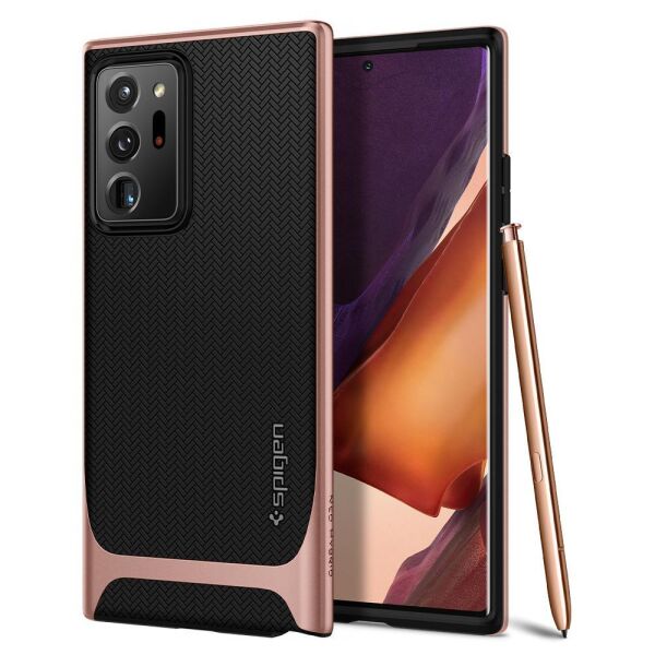 Spigen Galaxy Note 20 Ultra ile Uyumlu Kılıf Neo Hybrid Bronze
