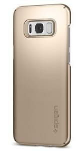 Spigen Galaxy S8 Plus ile Uyumlu Kılıf Thin Fit Gold Maple