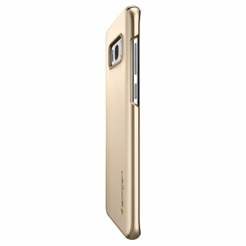 Spigen Galaxy S8 Plus ile Uyumlu Kılıf Thin Fit Gold Maple