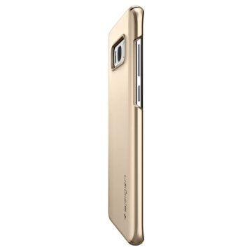 Spigen Galaxy S8 Plus ile Uyumlu Kılıf Thin Fit Gold Maple