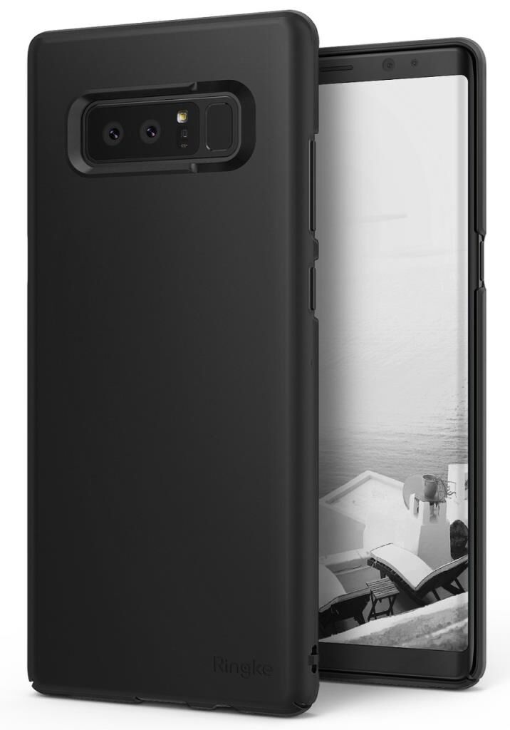 Ringke Slim Galaxy Note 8 ile Uyumlu KIlıf Black