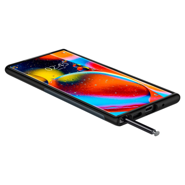 Spigen Galaxy Note 20 Ultra ile Uyumlu Kılıf Slim Armor Metal Slate