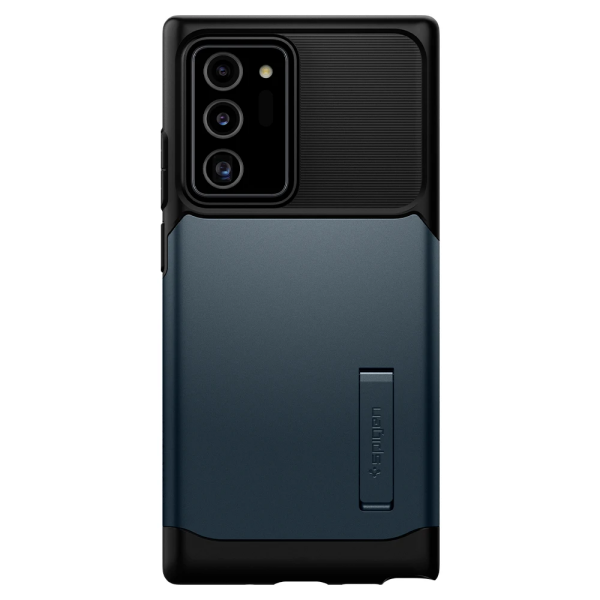 Spigen Galaxy Note 20 Ultra ile Uyumlu Kılıf Slim Armor Metal Slate