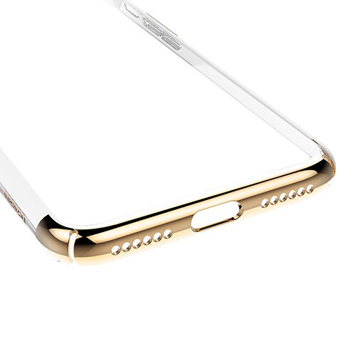 Baseus Glitter Case iPhone 7 / 8 ile Uyumlu Sert Kılıf  Gold