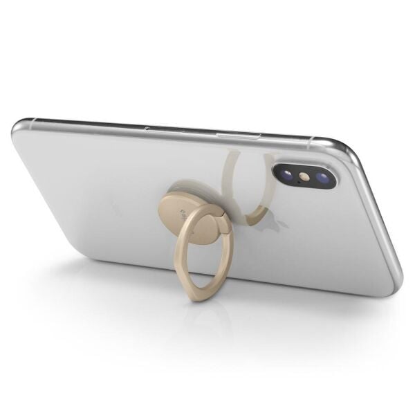 Spigen Telefon Halkası Style Ring Pop Selfie Yüzük Yeni Tasarım Champagne Gold