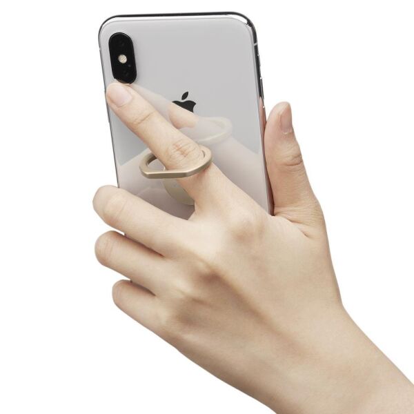 Spigen Telefon Halkası Style Ring Pop Selfie Yüzük Yeni Tasarım Champagne Gold