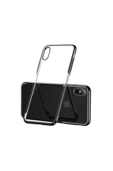 Baseus iPhone XS ile Uyumlu Glitter Case Siyah
