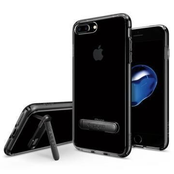 Spigen iPhone 7 Plus ile Uyumlu Kılıf Ultra Hybrid S Jet Black