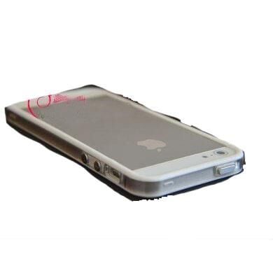 iPhone SE/5S/5 ile Uyumlu Bumper Kılıf Beyaz Renk