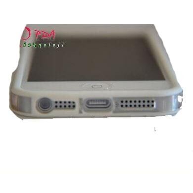 iPhone SE/5S/5 ile Uyumlu Bumper Kılıf Beyaz Renk