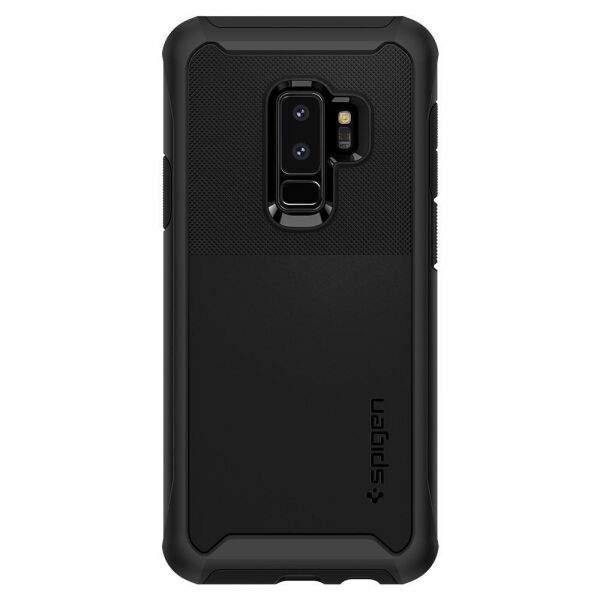 Spigen Galaxy S9 Plus ile Uyumlu Kılıf Neo Hybrid Urban Midnight Black