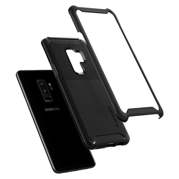 Spigen Galaxy S9 Plus ile Uyumlu Kılıf Neo Hybrid Urban Midnight Black