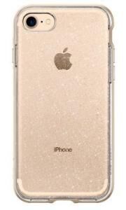 Spigen iPhone 7 ile Uyumlu Kılıf Neo Hybrid Crystal Glitter Champagne Gold