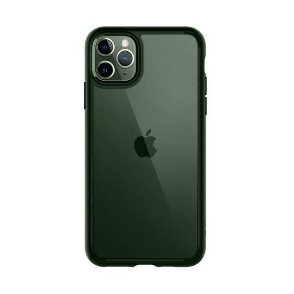Spigen iPhone 11 Pro ile Uyumlu Kılıf Ultra Hybrid Midnight Green