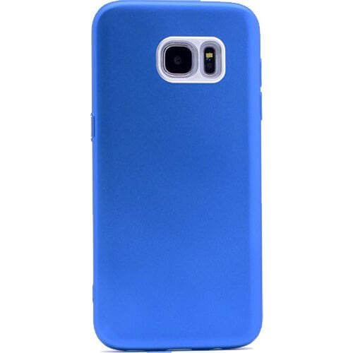 Galaxy S7 Edge ile Uyumlu Slim Cover Koyu Mavi